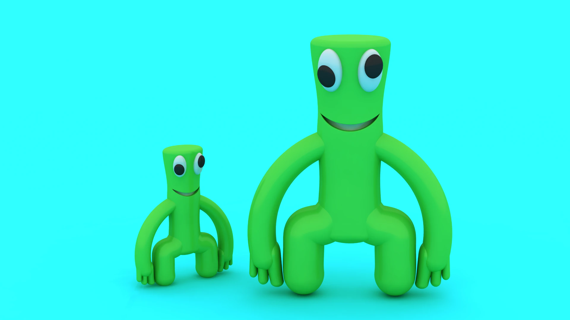 Dancing Cactus Toy 3D Printable Model 3D Print Model .c4d .max .obj .3ds .fbx .stl .blend