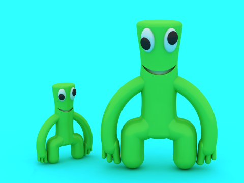 Tanzendes Kaktusspielzeug 3D-druckbares Modell 3D Druckmodell