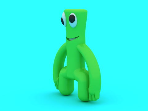 Model do druku 3D z tańczącym kaktusem Model do druku 3D