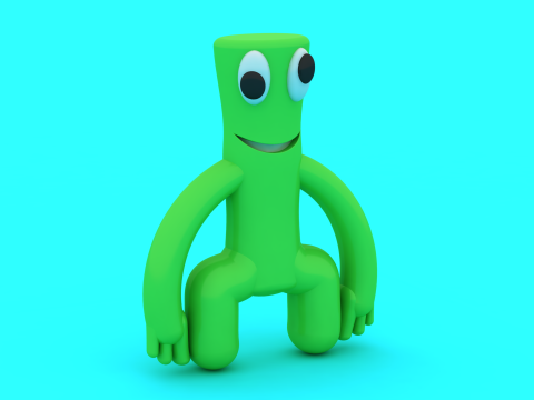 Model do druku 3D z tańczącym kaktusem Model do druku 3D