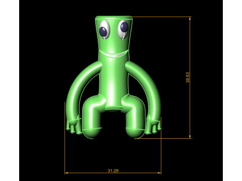 Model do druku 3D z tańczącym kaktusem Model do druku 3D