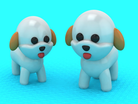 Süßes Hundespielzeug 3D-druckbares Modell 3D Druckmodell