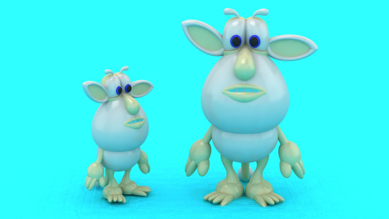 Model zabawki Booba 2 do druku 3D Model do druku 3D .c4d .max .obj .3ds .fbx .stl .blend 