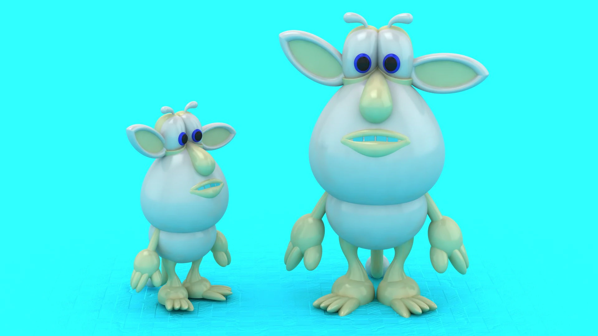 Booba 2 Toy 3D Printable Model 3D Print Model .c4d .max .obj .3ds .fbx .stl .blend