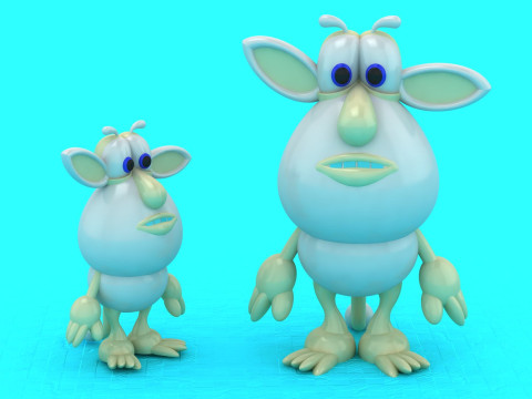 Booba 2 Spielzeug 3D-druckbares Modell 3D Druckmodell