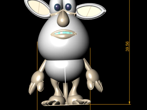 Booba 2 Toy 3D Printable Model 3D Print Model