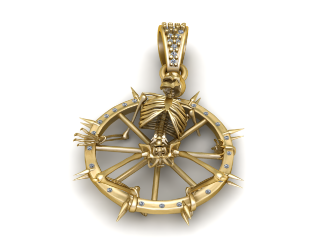 Skeleton Body Pendant 3d Printable model 3D Print Model .c4d .max .obj .3ds .fbx .stl .blend