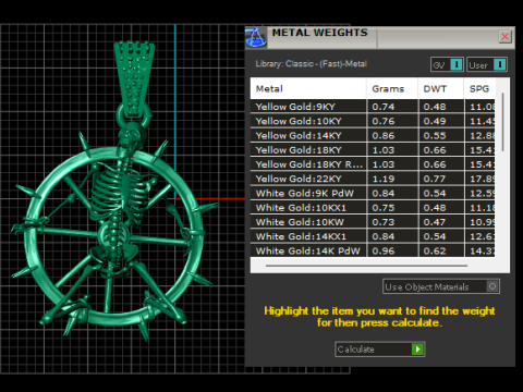 Model Cetak 3d Liontin Tubuh Kerangka Model Cetak 3D