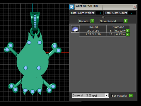 Modelo imprimible en 3D con colgante de personaje de calavera Modelo de impresión 3D