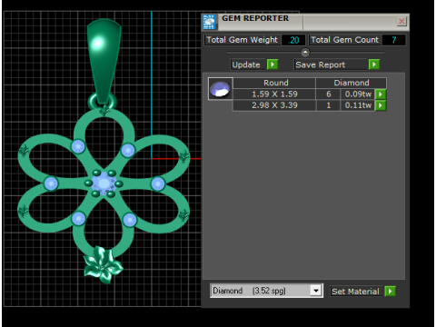 Elegancki wisiorek z kwiatową pętelką Model do druku 3D Model do druku 3D