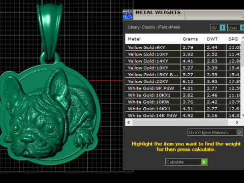 Adorabile ciondolo Bulldog francese modello stampabile 3D Modello di stampa 3D
