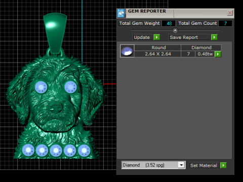 Colgante de cabeza de cachorro modelo imprimible en 3D Modelo de impresión 3D