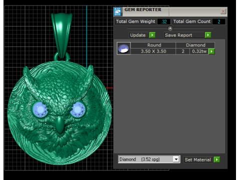 Colgante de cara de búho modelo imprimible en 3D Modelo de impresión 3D