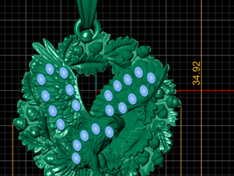 राजसी ईगल पेंडेंट 3डी प्रिंट करने योग्य मॉडल 3D प्रिंट मॉडल