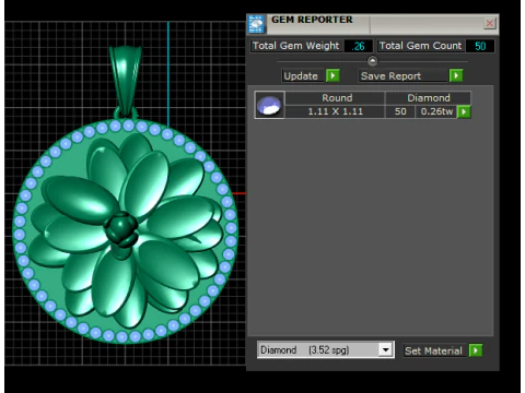 Elegant Lotus Flower Pendant 3D Printable Model 3D Print Model