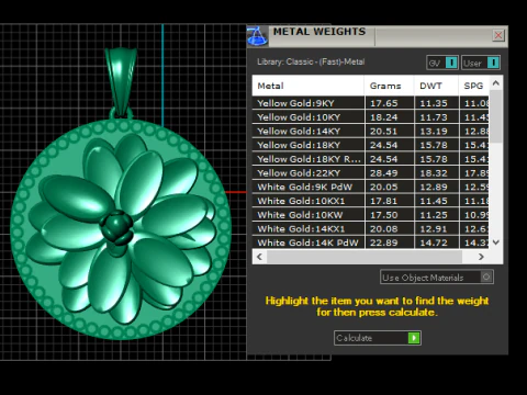 Elegant Lotus Flower Pendant 3D Printable Model 3D Print Model