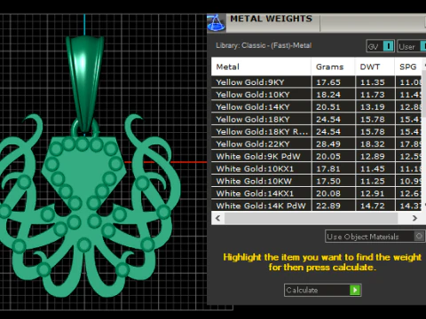 Heart Blossom Diamond Pendant 3D Printable Model 3D Print Model