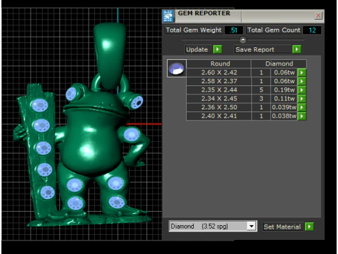 Golden Frog Warrior Pendant 3D Printable Model 3D Print Model