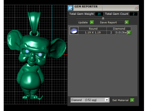 Sassy Mouse スターリング ペンダント 3D 印刷可能モデル 3Dプリントモデル