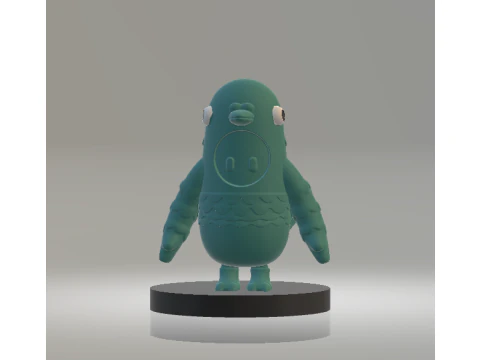 녹색 비둘기 장난감 귀여운 3D 인쇄 가능한 새 모델 3D 프린트 모델