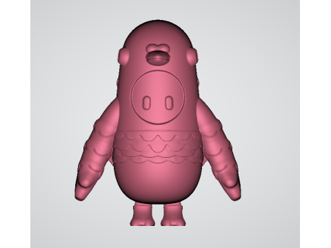 Mainan Merpati Hijau Model Burung Lucu 3D yang Dapat Dicetak Model Cetak 3D