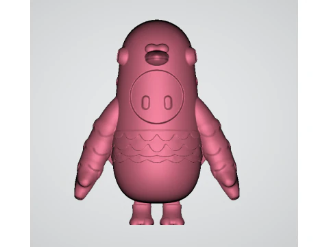 Green Pigeon Toy Cute 3D Printable Bird Model 3D Print Model