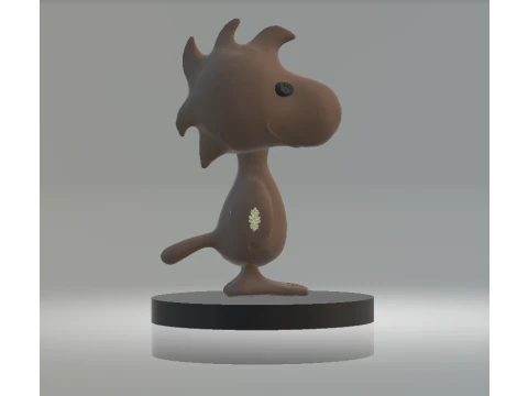 Chubby Bird Figurine 3D Printable Toy 3D Print Model