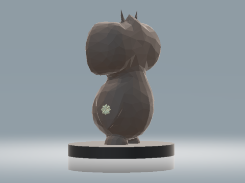 Chibi Baykuş Heykeli 3D Yazdırılabilir Oyuncak 3D Baskı Modeli