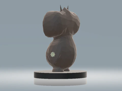 Chibi Owl Statue 3D Printable Toy 3D Print Model