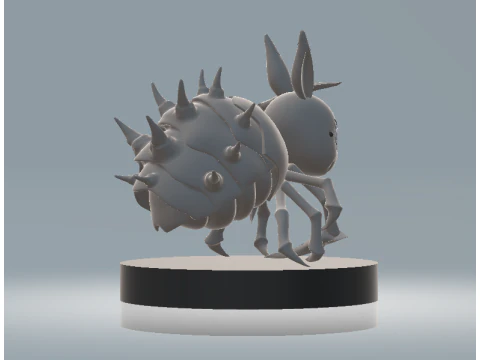 Angry Spider Toy 3D Printable Model 3D Print Model