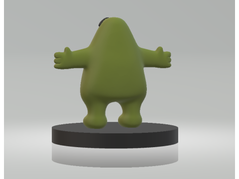 Uściskaj potwora z trzema oczami, zabawkowy model 3D do druku Model do druku 3D