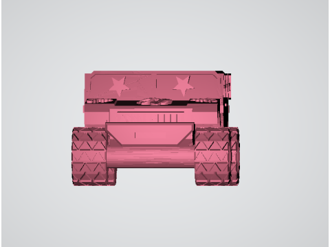 Star Wheels Monster Truck w stylu kreskówkowym Model do druku 3D Model do druku 3D