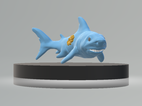 Ocean Buddy Shark Simpatico squalo fantasy Modello stampabile 3D Modello di stampa 3D
