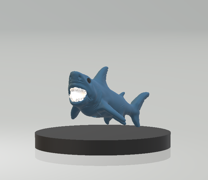 Zabawka Mega Chomp Shark Action Creature Model 3D do druku Model do druku 3D .c4d .max .obj .3ds .fbx .stl .blend