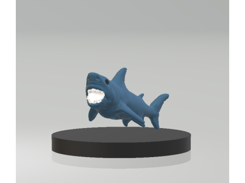 Zabawka Mega Chomp Shark Action Creature Model 3D do druku Model do druku 3D