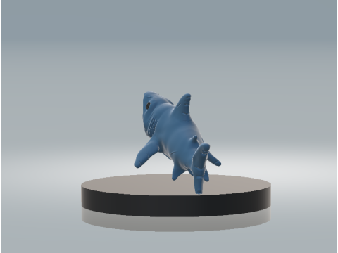 Zabawka Mega Chomp Shark Action Creature Model 3D do druku Model do druku 3D
