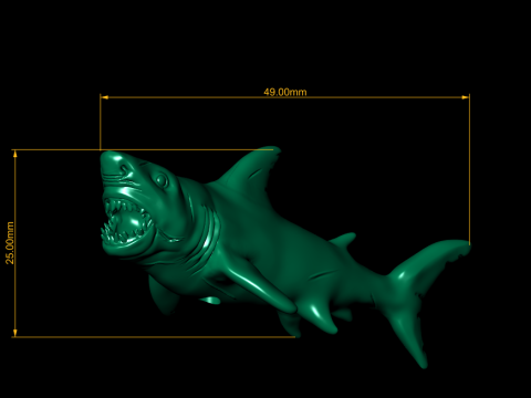 Zabawka Mega Chomp Shark Action Creature Model 3D do druku Model do druku 3D