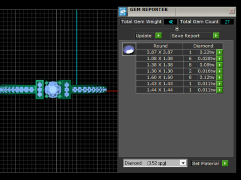 Modelo imprimible en 3D de anillo de diamantes elegante Modelo de impresión 3D