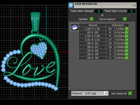 Подвеска в виде сердца вечной любви 3D модель для печати 3D Принт Модель