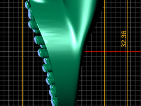 Modelo imprimible en 3D de anillo de garra Modelo de impresión 3D