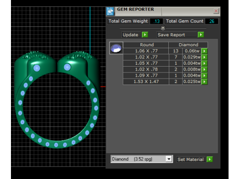 Modelo imprimible en 3D de anillo de garra Modelo de impresión 3D