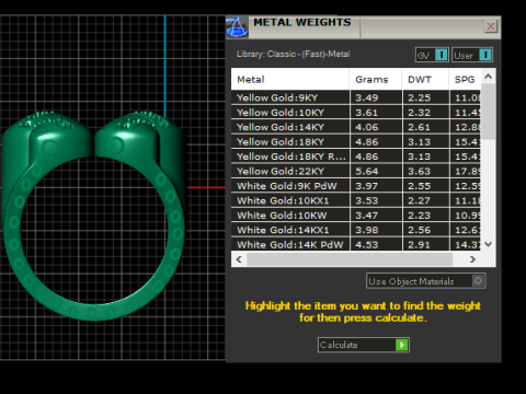 Modelo imprimible en 3D de anillo de garra Modelo de impresión 3D