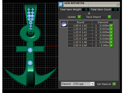 Unieke stijl ankerhanger 3D-printbaar model 3D printmodel
