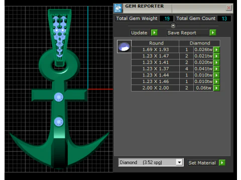 Unique style anchor pendant 3d printable model 3D Print Model