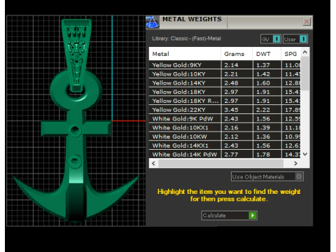 Unique style anchor pendant 3d printable model 3D Print Model