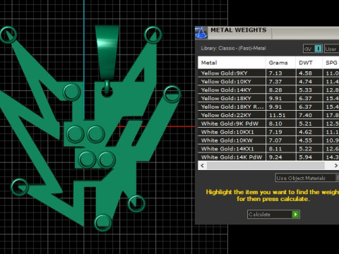 БРИЛЛИАНТНЫЙ КУЛОН ICED OUT 3D МОДЕЛЬ ДЛЯ ПЕЧАТИ 3D Принт Модель