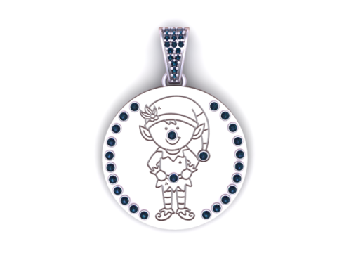 ЛЕТНИЙ КУЛОН-МОНЕТА 3D МОДЕЛЬ ДЛЯ ПЕЧАТИ 3D Принт Модель