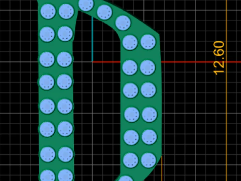 D Letter Pendant 3D Printable Model 3D Print Model