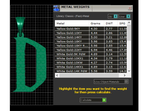 Подвеска с буквой D 3D модель для печати 3D Принт Модель
