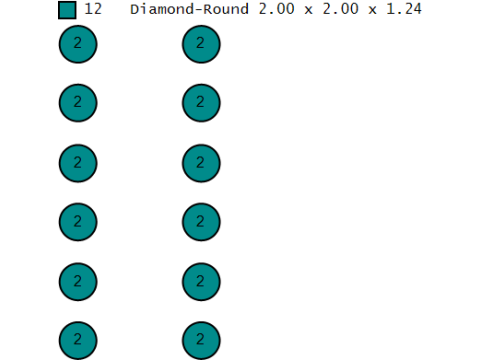 Подвеска с буквой H 3D модель для печати 3D Принт Модель